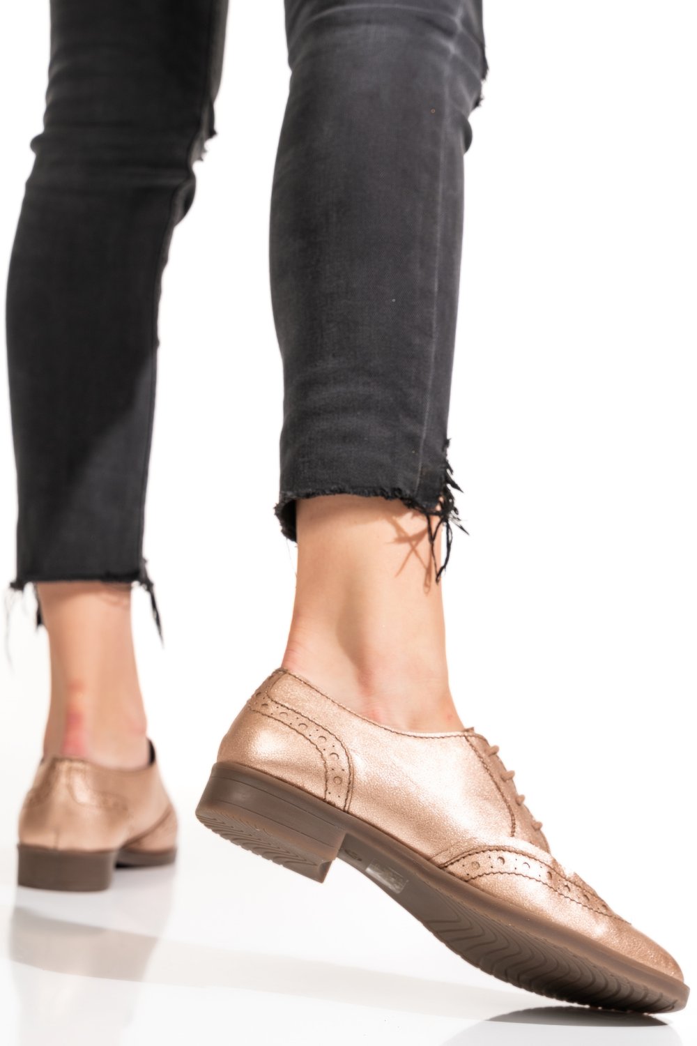 PANTOFI ROSE SIDEF PIELE NATURALA 9239