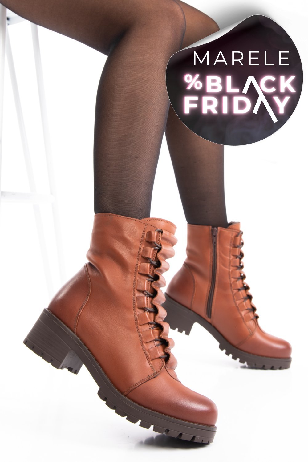 GHETE FEMEI PIELE NATURALA MARO 1S7782859