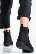 GHETE FEMEI PIELE NATURALA NEGRE D152910