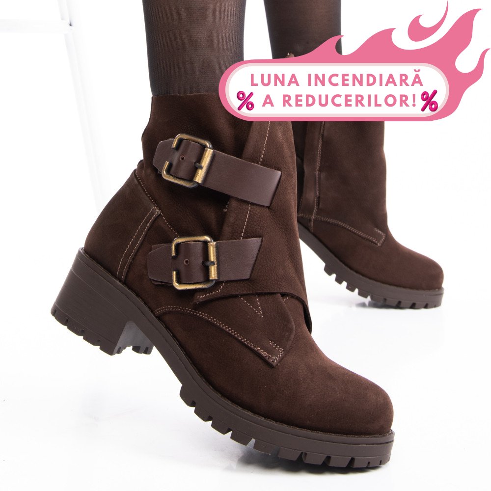 GHETE DAMA PIELE NATURALA MARO 1S7792887NBK