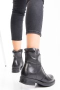 GHETE NEGRE PIELE NATURALA ABISS