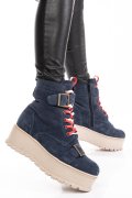 GHETE NAVY PIELE NATURALA INTOARSA 3S7700