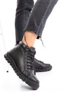 GHETE NEGRE  PIELE NATURALA 3S77561