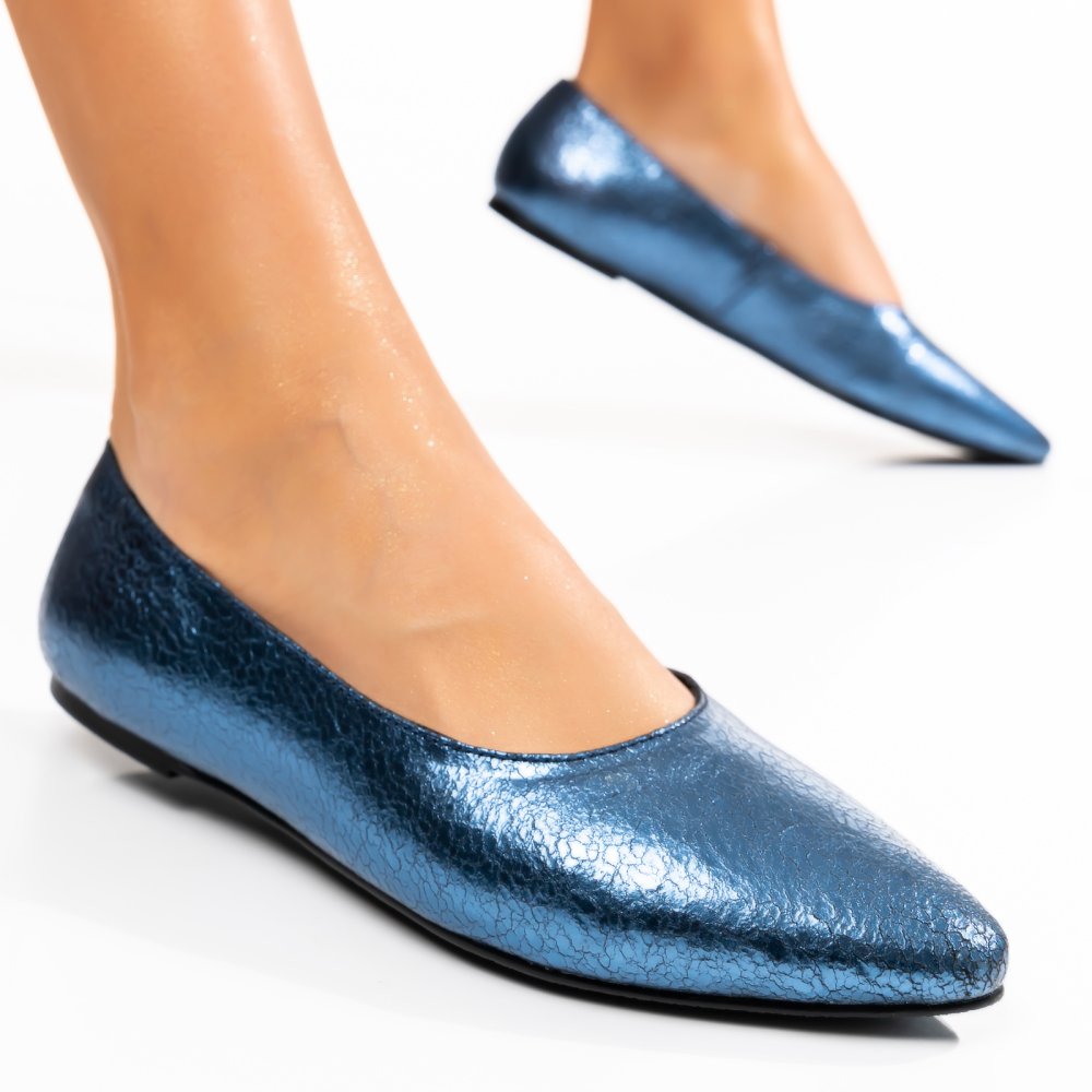 BALERINI ALBASTRI PIELE NATURALA 9S77236