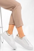 PANTOFI SPORT ALB AURIU PIELE NATURALA 2S7701684