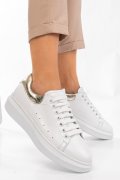 PANTOFI SPORT ALB AURIU PIELE NATURALA 2S7701684