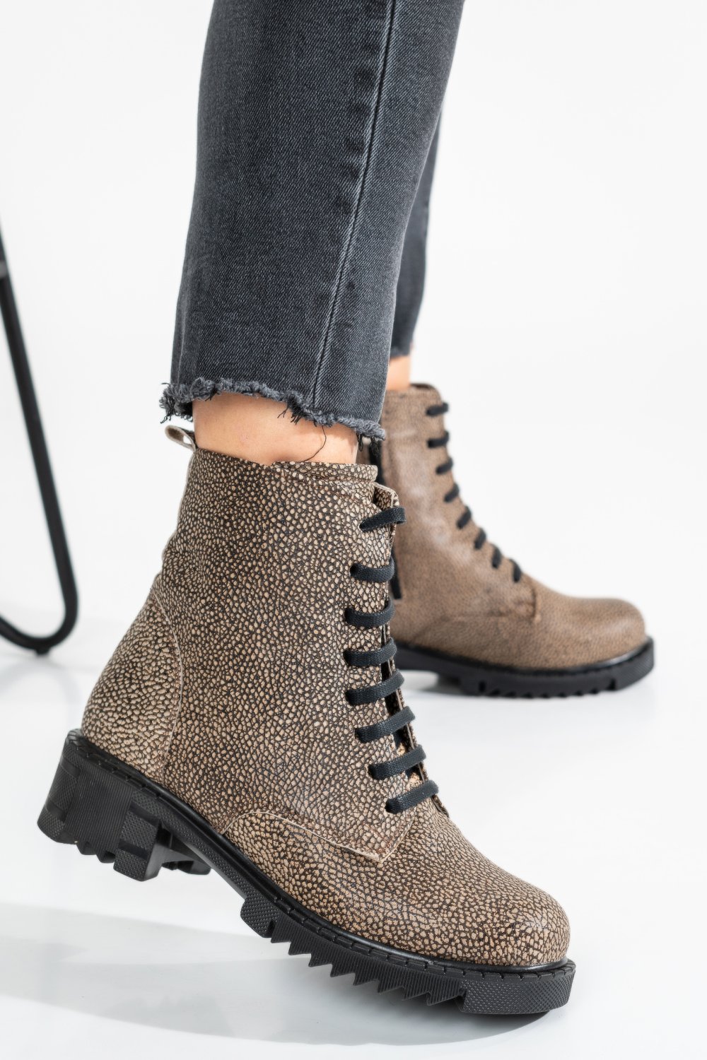 GHETE BEJ PIELE NATURALA OS77YO026