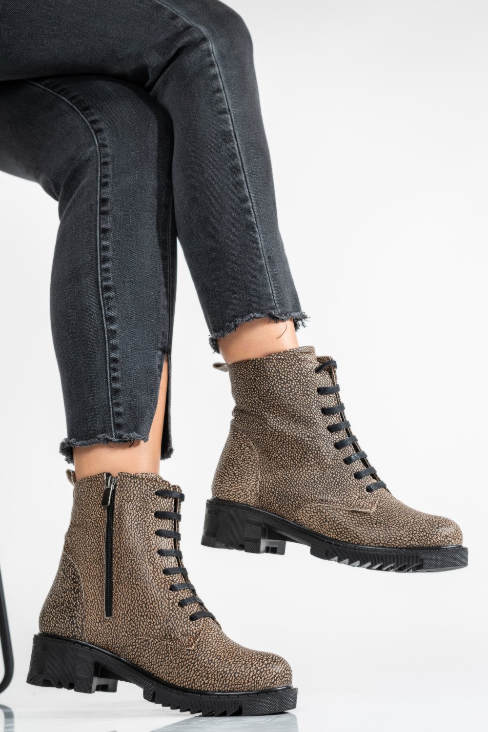 GHETE BEJ PIELE NATURALA OS77YO026