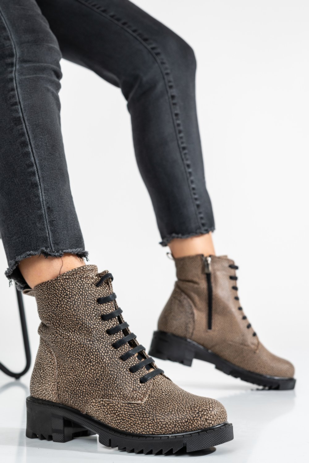 GHETE BEJ PIELE NATURALA OS77YO026