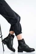 GHETE FEMEI PIELE NATURALA NEGRE A20SH005