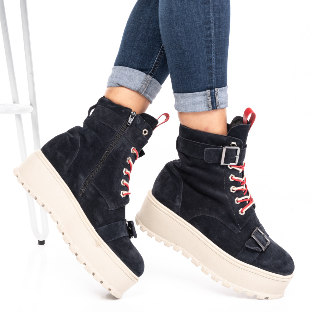 GHETE BLEUMARIN PIELE NATURALA INTOARSA 3S7700