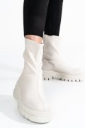 GHETE ALBE PIELE NATURALA 2S7754