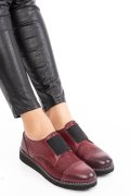PANTOFI BORDO PIELE NATURALA 1S7782632