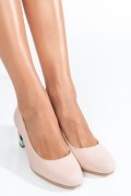 PANTOFI ROZ PIELE NATURALA 1S77505
