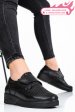 Pantofi sport negri piele naturla 6pc26
