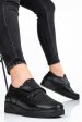 Pantofi sport negri piele naturla 6pc26