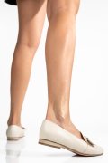 MOCASINI BEJ PIELE NATURALA 4PC60