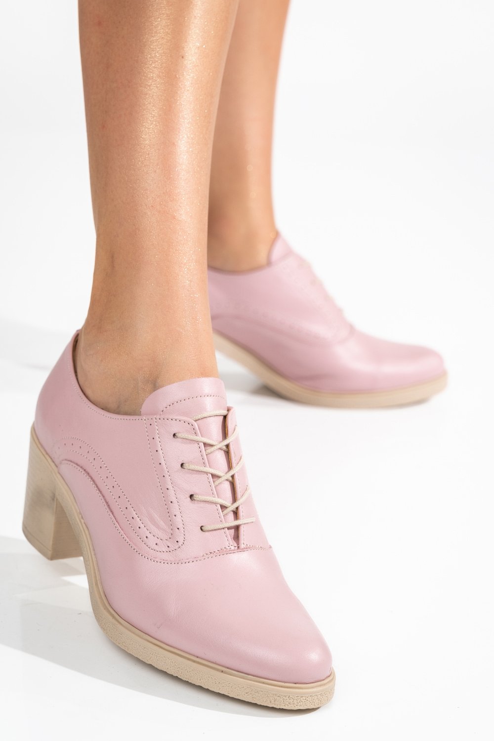 BOTINE ROZ PIELE NATURALA 0PC17-LIB