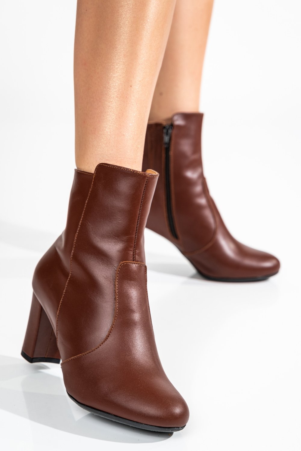 BOTINE MARO PIELE NATURALA 01PC1