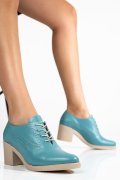 BOTINE BLEU PIELE NATURALA 0PC17