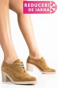 BOTINE MARO PIELE NATURALA INTOARSA 0PC17