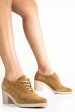 Botine maro piele naturala intoarsa 0pc17