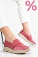 Mocasini pink piele naturala 2pc022