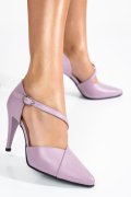 PANTOFI MOV PIELE NATURALA 1S77801