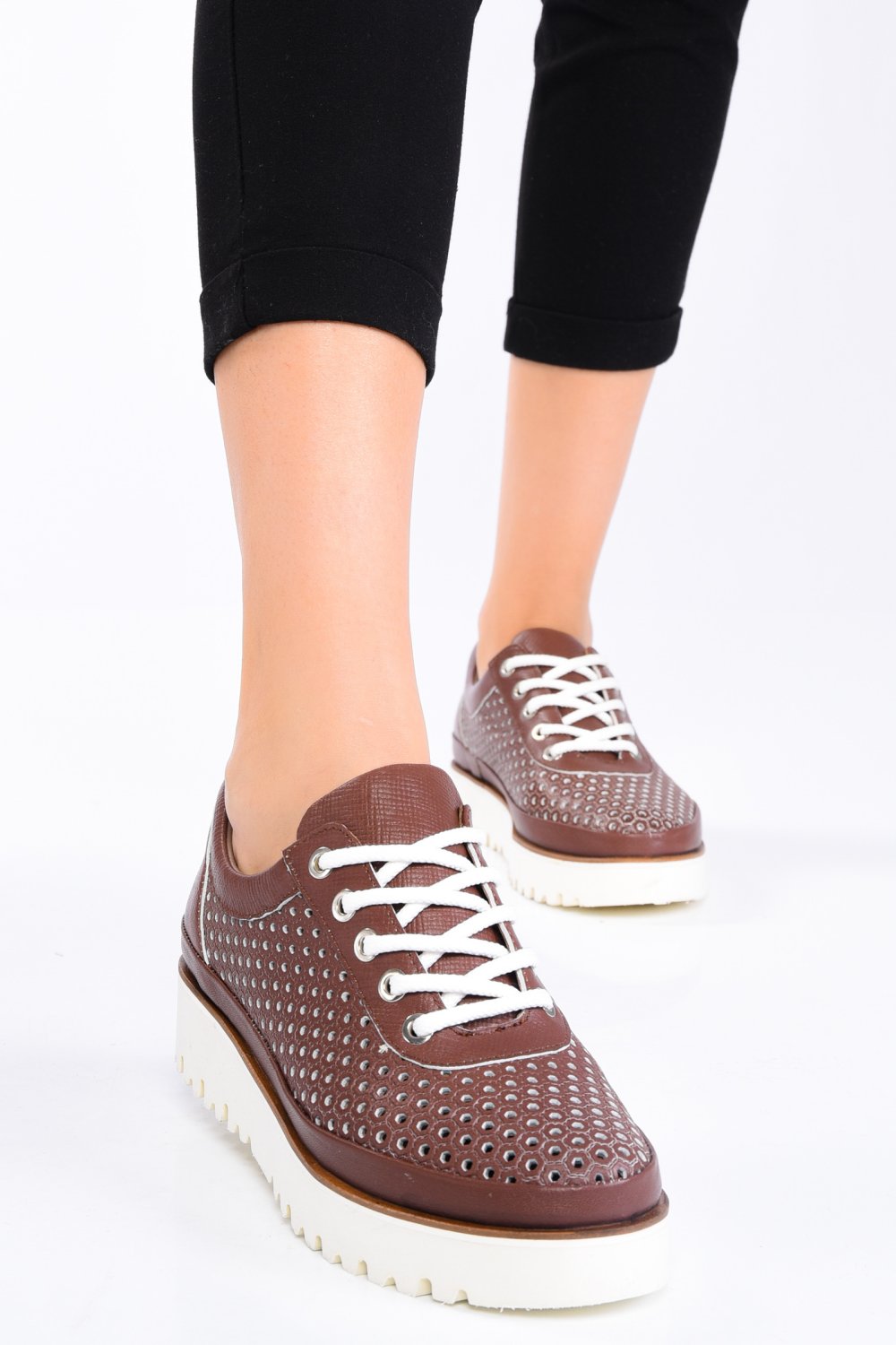 PANTOFI SPORT MARO PIELE NATURALA 1S779YA-103