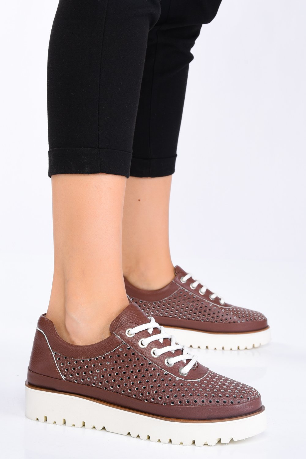 PANTOFI SPORT MARO PIELE NATURALA 1S779YA-103
