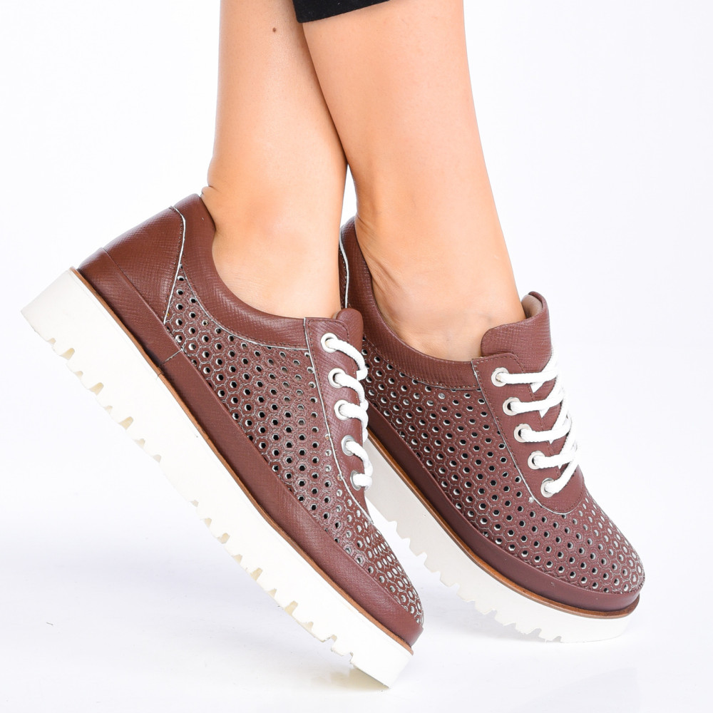 PANTOFI SPORT MARO PIELE NATURALA 1S779YA-103