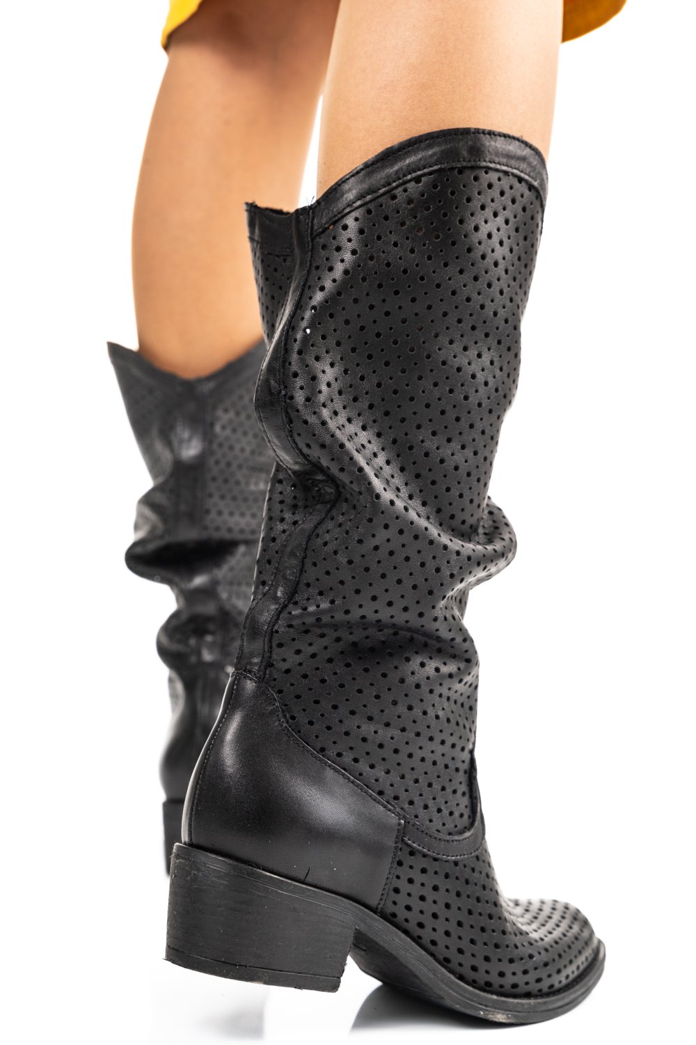 CIZME NEGRE PIELE NATURALA 2S7721821NP