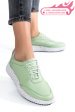 Pantofi sport verzi piele naturala 231688np