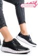 Pantofi sport negri piele naturala 231688np