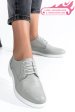 Pantofi gri piele naturala 2s7711697np