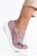 PANTOFI MOV PIELE NATURALA AKD23039