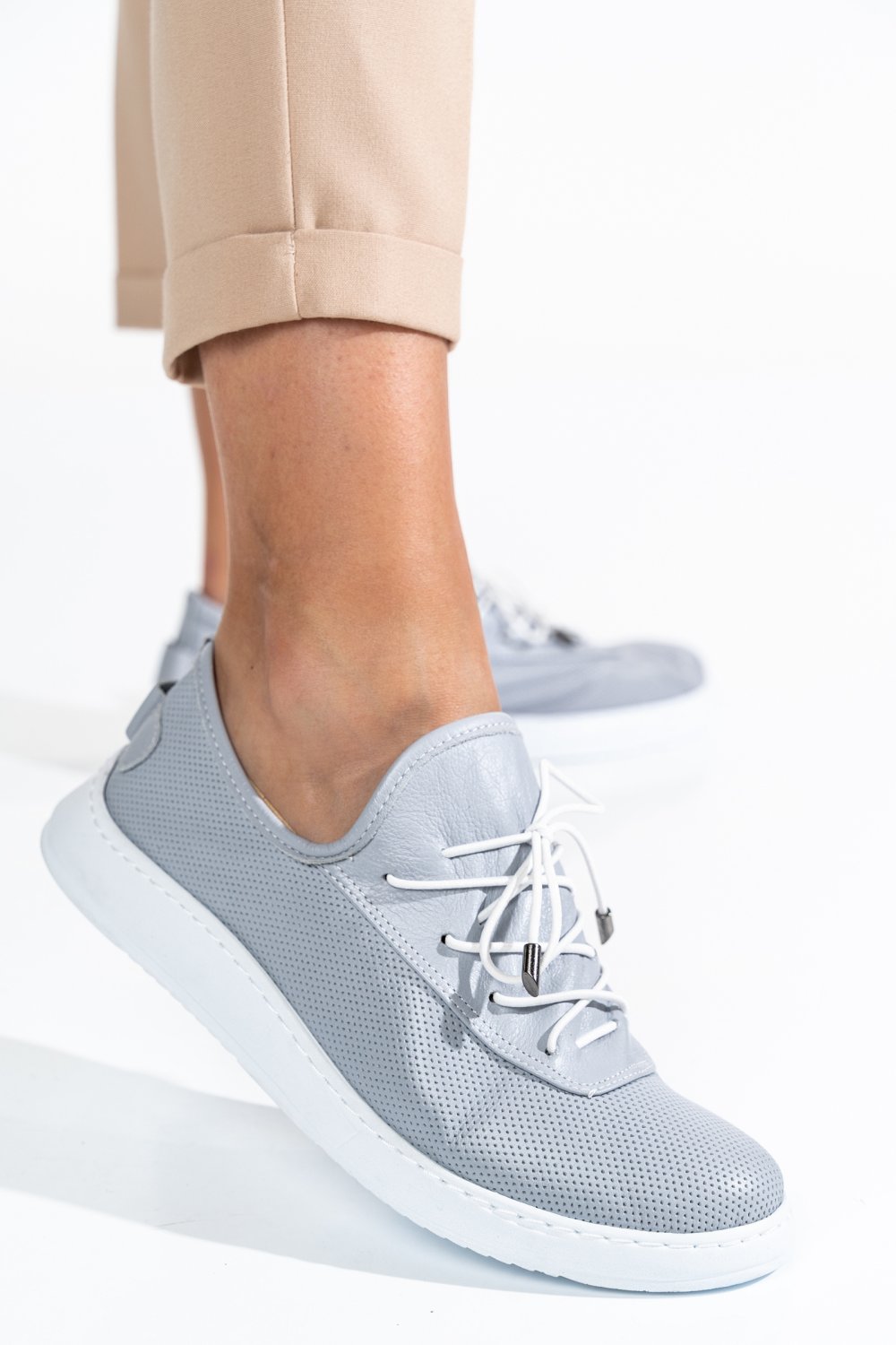 PANTOFI BLEU PIELE NATURALA AKD23039