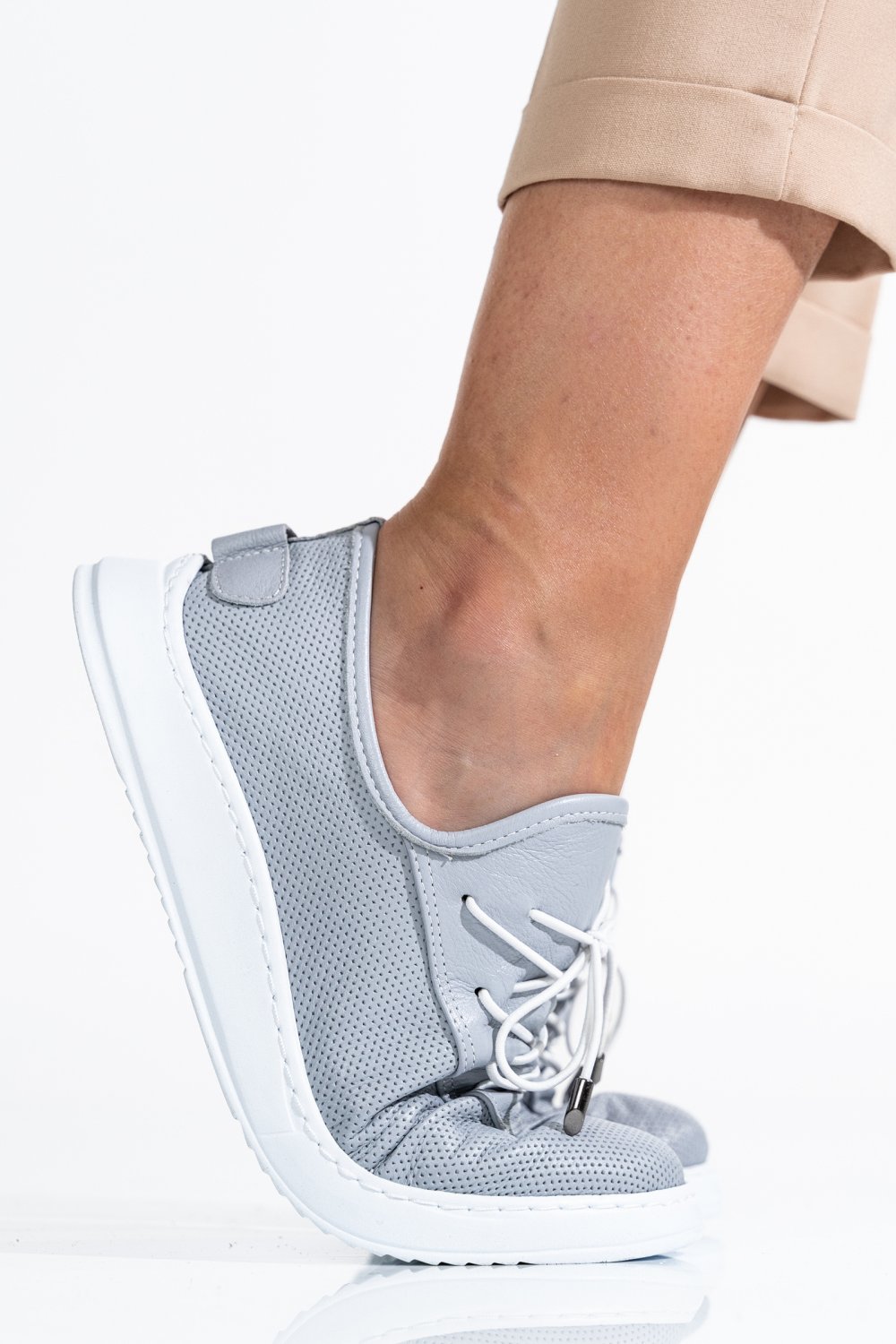 PANTOFI BLEU PIELE NATURALA AKD23039