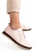 PANTOFI ROZ PIELE NATURALA APCK550