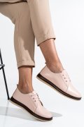 PANTOFI ROZ PIELE NATURALA APCK550