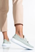 PANTOFI OLIVE PIELE NATURALA AKD23039