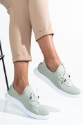 PANTOFI OLIVE PIELE NATURALA AKD23039
