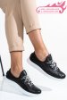Pantofi negri piele naturala akd23039
