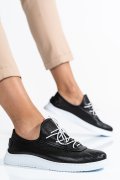 PANTOFI NEGRI PIELE NATURALA AKD23039