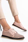 PANTOFI ROZ PIELE NATURALA APCK990