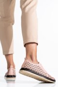 PANTOFI ROZ PIELE NATURALA APCK990