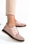 PANTOFI ROZ PIELE NATURALA APCK990