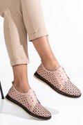 PANTOFI ROZ PIELE NATURALA APCK990