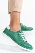 PANTOFI SPORT VERZI PIELE NATURALA ASPKD002
