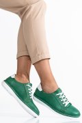 PANTOFI SPORT VERZI PIELE NATURALA ASPKD002